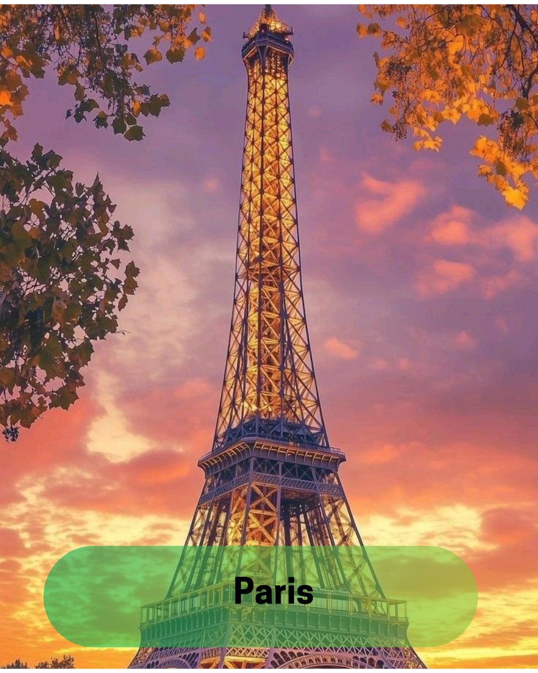 Paris tourist place